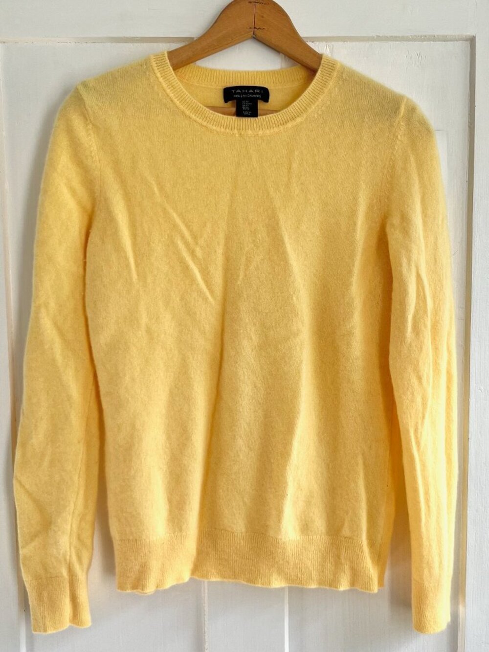 Tahari Cashmere Crewneck Sweater